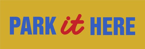 Park it Here Logo Colour Background